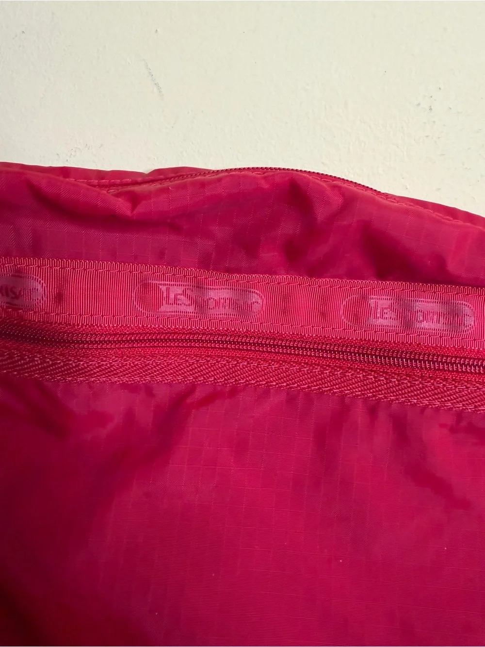 LeSportsac Compact Red Crossbody Bag with and matching coin purse